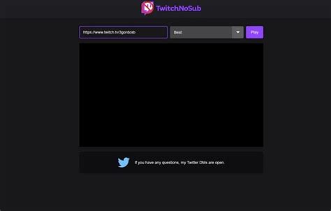 An extension to watch sub only VOD on Twitch